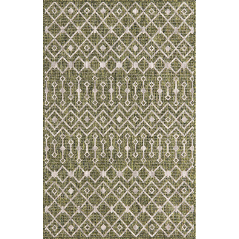 Outdoor Preen Area Rug Seige Color, Rectangle 3'3" x 5'3"