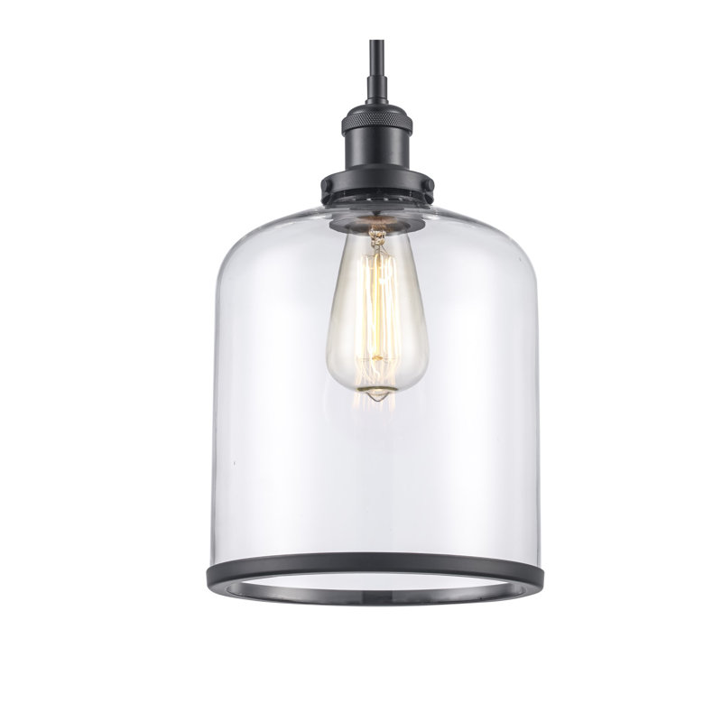 Edremit 1 - Light Single Pendant, Black, 10.35"