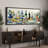 Colorful Mediterranean Feast Artwork Extra Large Pictures Framed Canvas Print Wall Art-120284270-120284269