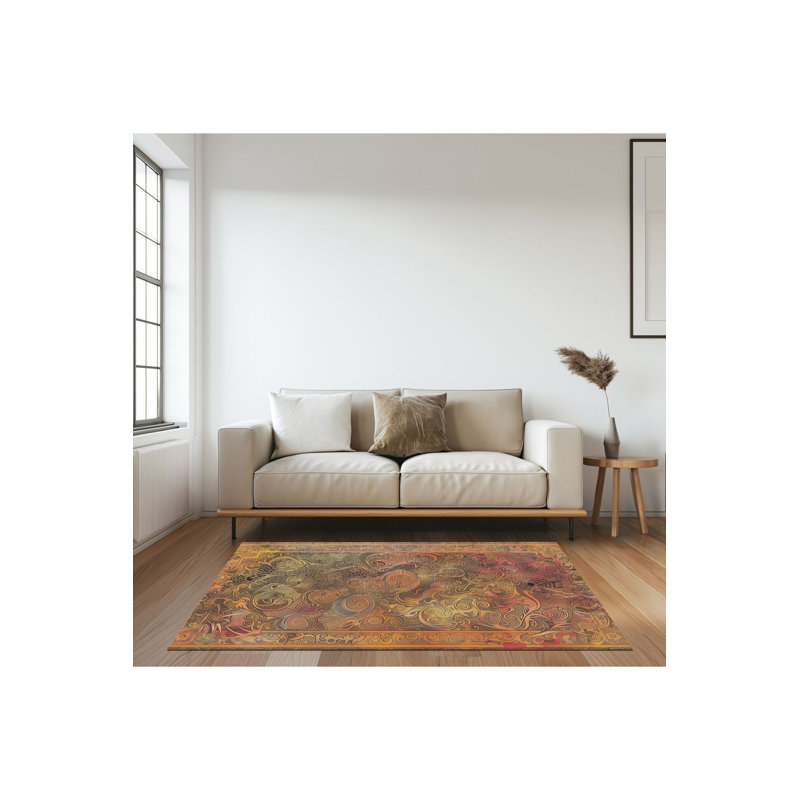 Tapis tissé Creative, Sous-tapis rectangulaire de 3 pi 3 po x 4 pi 11 po