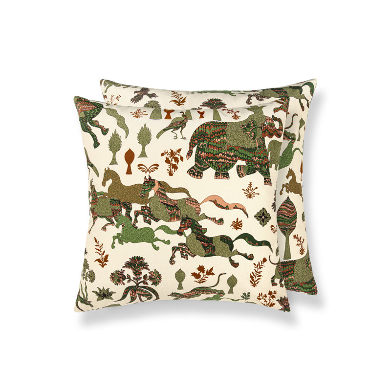 LEGENDS PILLOW, Olive Adobe Legends, Square 22"