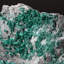Véritable grappe de brochantite