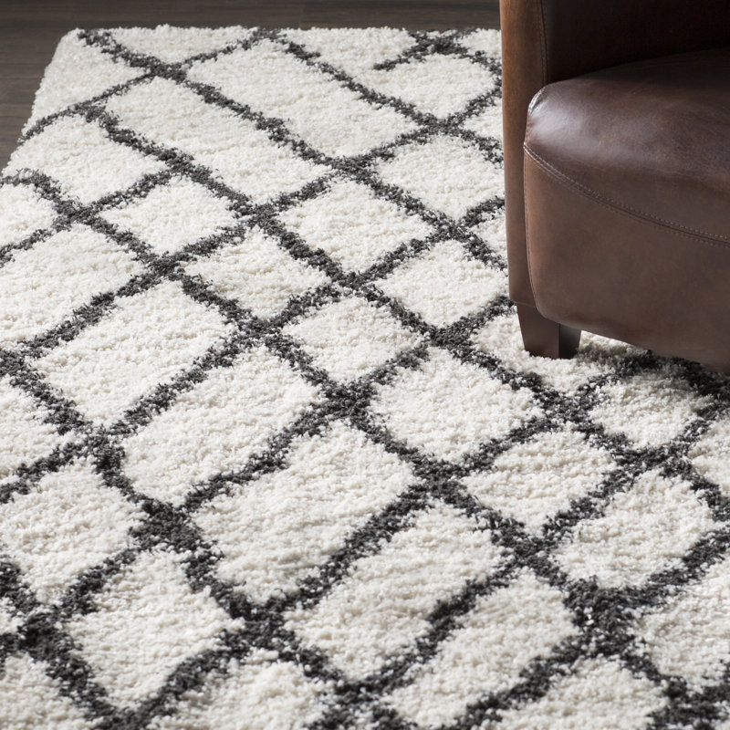 Ritney Sgb-Belize Shag Performance Geometric Rug, Square 6'7"