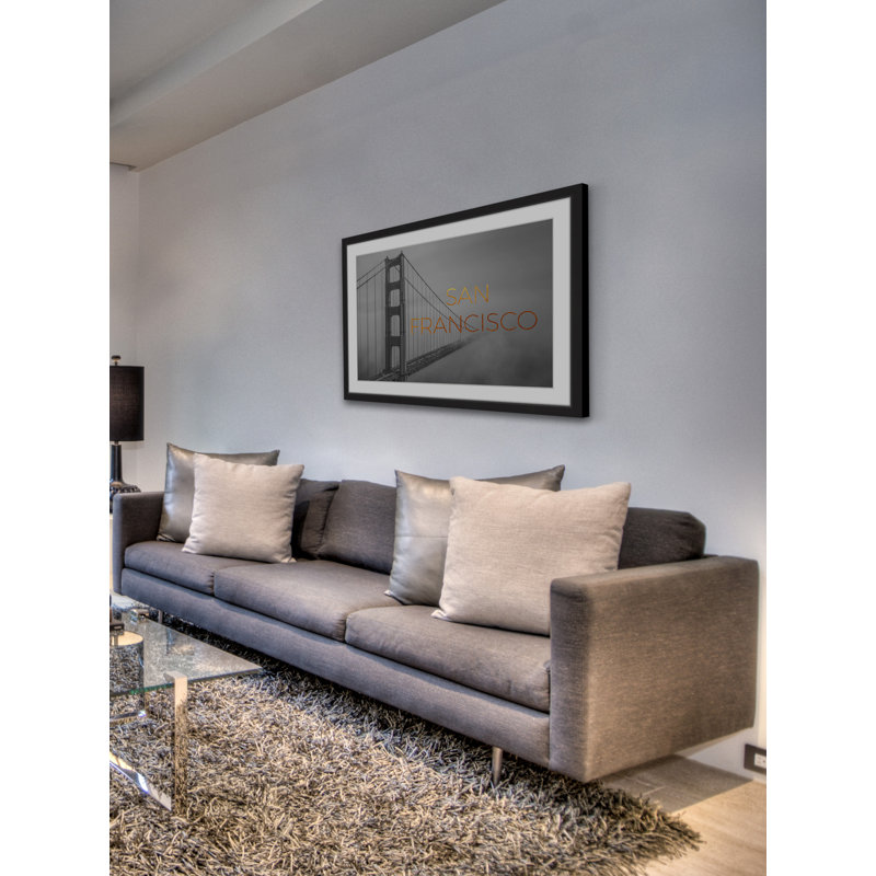 « great attendes-sf ii », impression encadrée, 24 po x 36 po