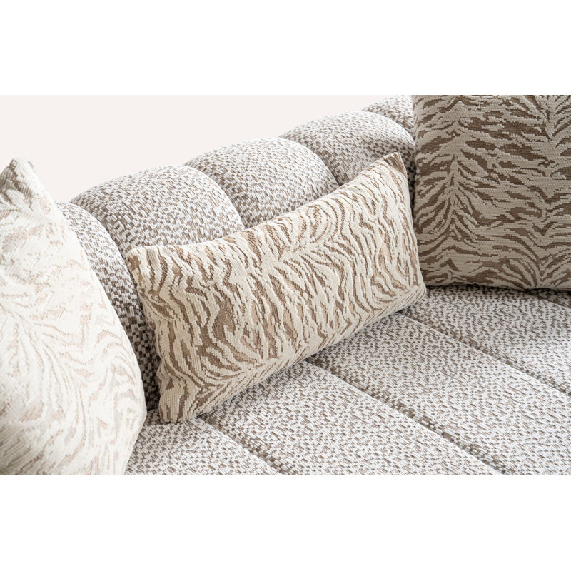 Ensemble de salon blanc Lora