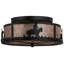 2 - Light Semi Flush Mount