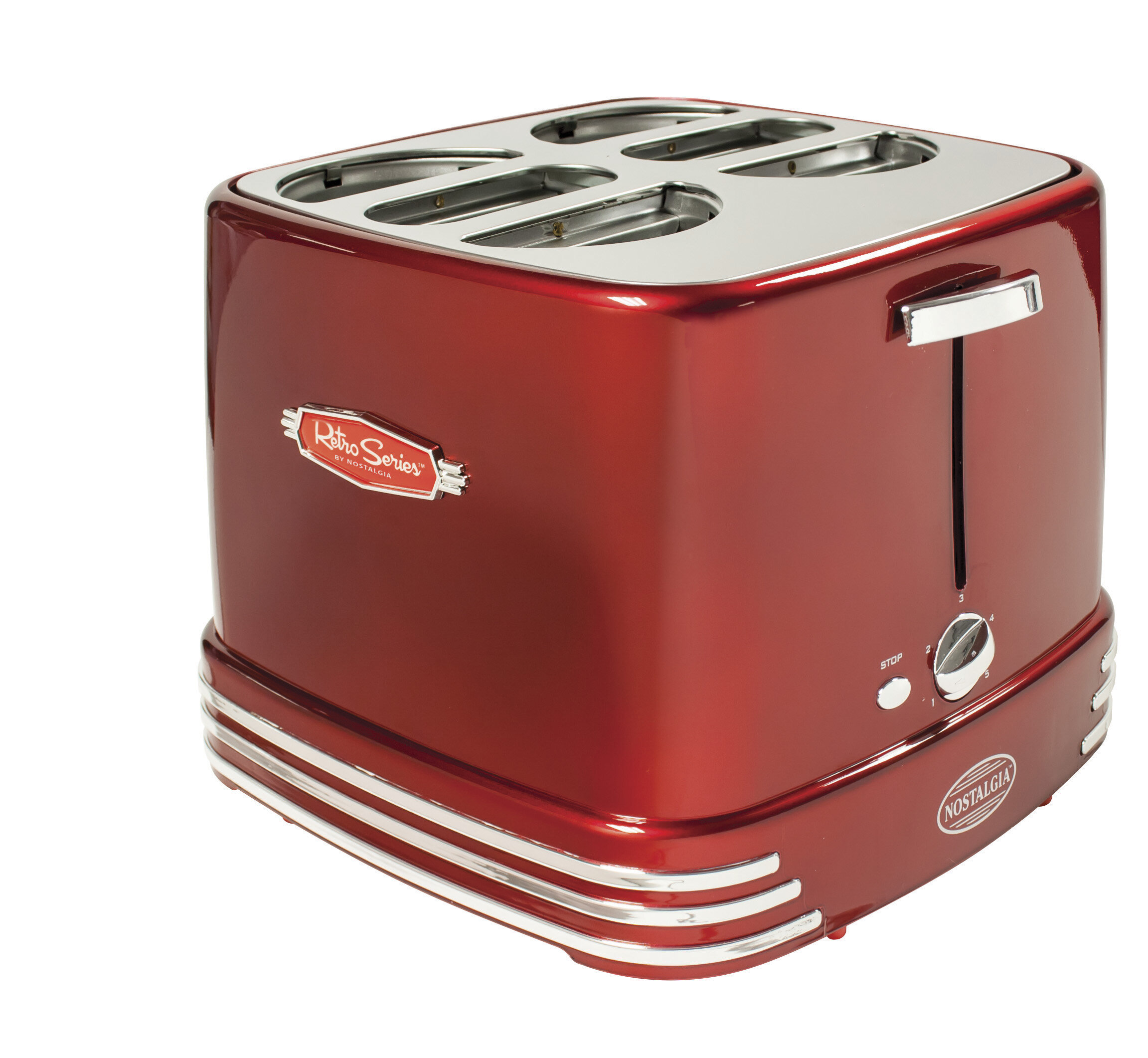 Nostalgia Electrics Nostalgia Retro Pop-Up Hot Dog Toaster, 4 Link