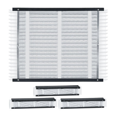 20 X 25 X 4 Furnace Filter, MERV 11 HVAC Ac Filters,12-Month Electrostatic Pleated Air Conditioner Filters, 4-Pack (Actual Size: 20.47 X 25.20 X 3.98 Inch) For Capturing Dust, Smog, Pet Dander