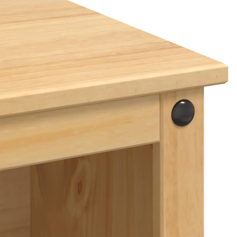 Solid Wood Kitchen Island Set, Honey Wax