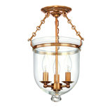 Williamsburg Hampton 3 - Light Semi Flush Mount
