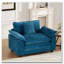Fauteuil chenille en tissu, coussin d'assise rembourré à double couche-1753333701