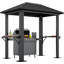 8 pi L 5 pi. D Pavillon de jardin en métal pour barbecue
