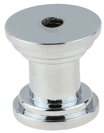 (Paquet de 5) Base de fabrication de boutons ou de poignées, Chrome