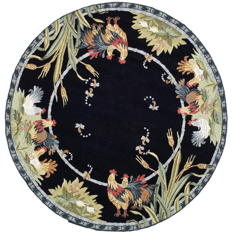 Kinchen Hand Hooked Wool Oriental Rug
