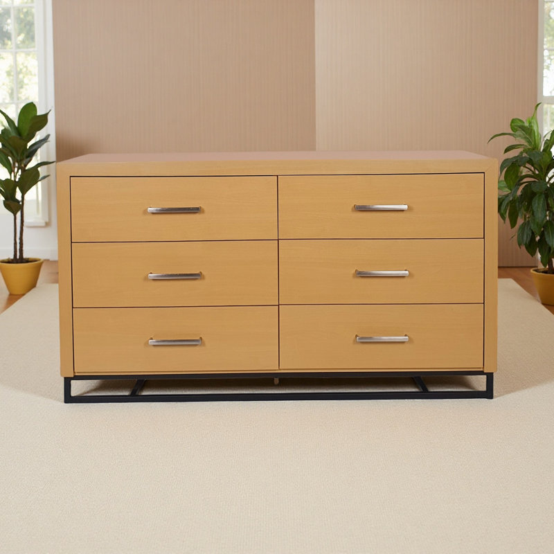 6 Commode 6 tiroirs, Érable