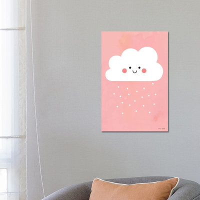 Happy Cloud I by Ann Kelle - Wrapped Canvas Print