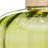 10.5"H Lila Chartreuse Green Glass Shade With A Mango Wood Block Base Accent Lamp