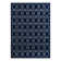 Glam Navy Blue Silver Area Rug