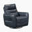 Jonas 36" Modern & Contemporary Swivel Glider Top Grain Leather Match Reclining Chair with 360-Degree Swivel & Gentle Gliding Motion-278303835