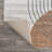Lakysha Geometric Modern Low-Pile Machine-Washable Cream/Terra Rug-1178706815