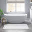 Tapis pour salle de bain moderne en coton réversible Cloud-Like Comfort