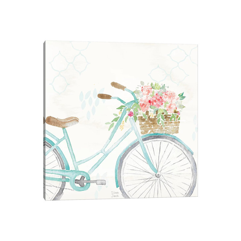 Summer Ride II by Dina June - Painting on Canvas, 45.72cm H x 45.72cm W x 3.81cm D, Wrapped Canvas