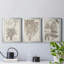 «Sepia Exotic Plants IV», ensemble de 3 peintures sur toile encadrées-11060931-11060930