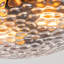 Plafonnier encastré en verre martelé transparent-285721018
