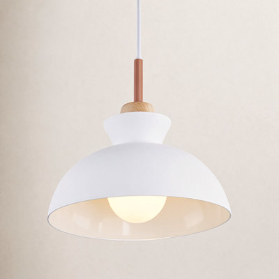 Ozma 1-Light Adjustable Aluminum Dome Pendant