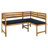Vana Acacia 4 - Person Modular Patio Conversation Set with Cushions-29842195
