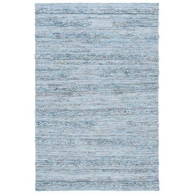 Hartzler Handmade Flatweave GREY / BLUE Area Rug