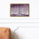 Eiffel Eiffel scintillant prune - impression sur toile tendue