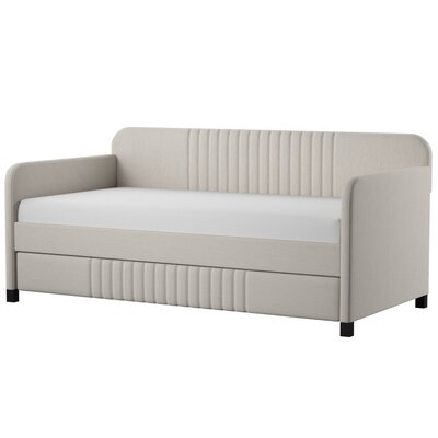 Latitude Run® Aaru Upholstered Daybed with Trundle & Reviews | Wayfair