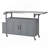 Foldable Outdoor Kitchen Island Patio Mobile Kitchen Cart Portable Outdoor Cooking Island with Lockable Wheels-128765675