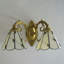 Double applique murale vitrail Tiffany