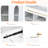63'' W X 74.8'' H White Buffet With - Abundant Storage, 6 Drawers, 5 Adjustable Shelf Cabinets, Power Socket, Towel Rack Freestanding , W, Copious Storage Options,-1562158067