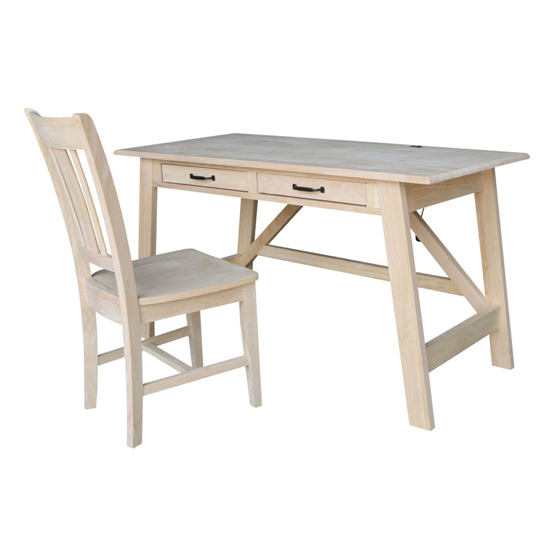 Bureau d'écriture avec fauteuil, Brut / prêt à finir