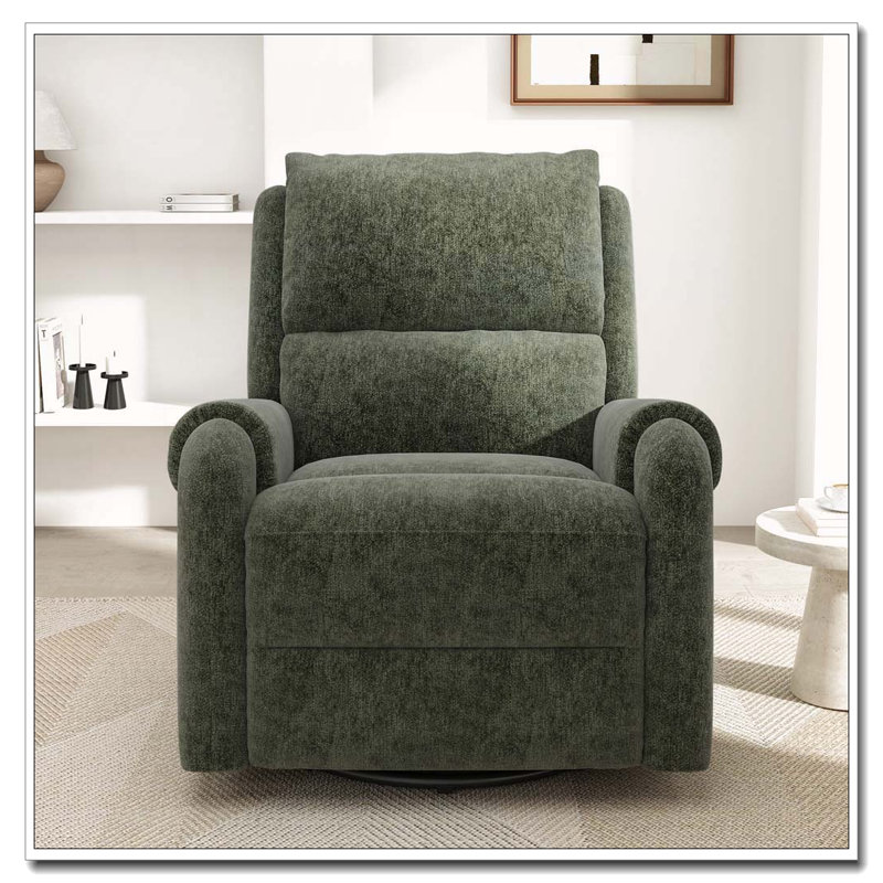 Fauteuil inclinable manuel avec massage, Vert