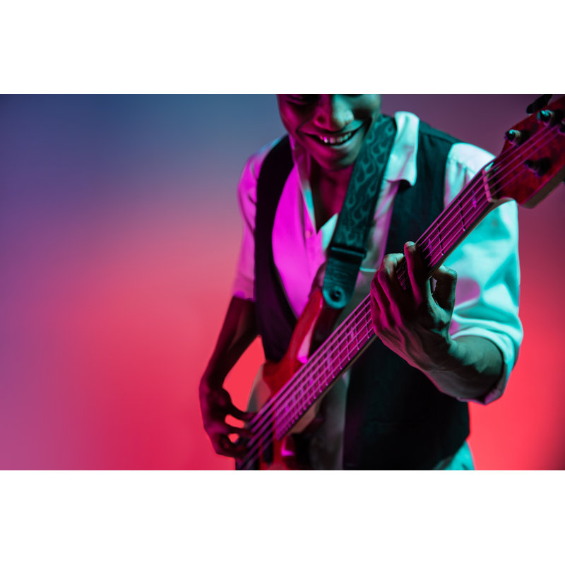 Jazz Musician by Master1305 - Wrapped Canvas Print, 30cm H x 46cm W