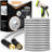 Metal Garden Hose With 10 Function Nozzle-110895100
