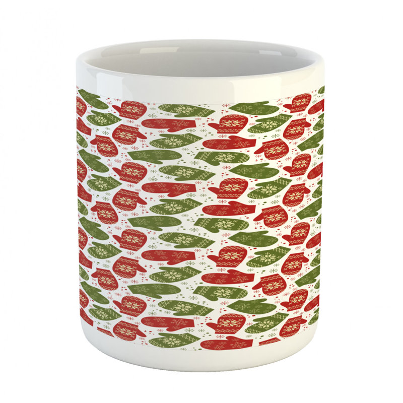 Grande tasse à café winter mitaine