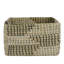 Panier de 12,5 po tissé brun