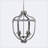 Chadha 4 - Light Iron Geometric Chandelier