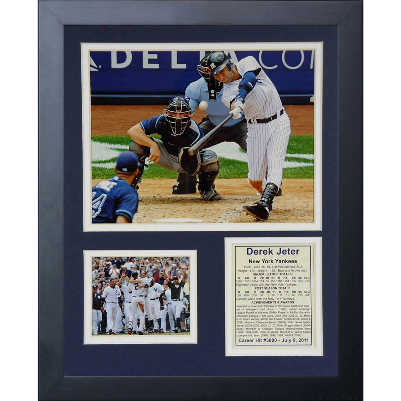 Souvenirs encadrée «derek rejeter 3000th hit