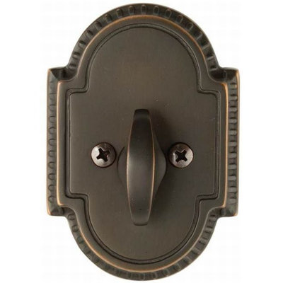 Rope Single Sided Deadbolt Oil Rubbed Bronze Finish