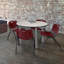 Plateau de table Kee, 4 chaises empilables-1528929529-1528929523-1562182173