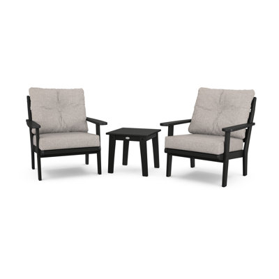 Ensemble de chaises à assise profonde 3 pièces Lakeside