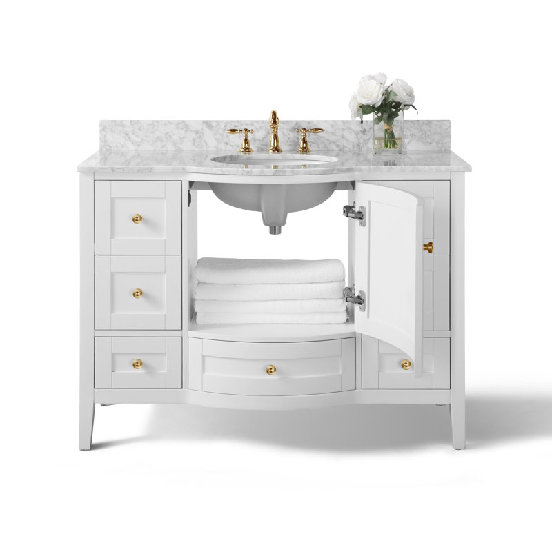 Lauren 48'' W Single Vanity, Gold, Sienna
