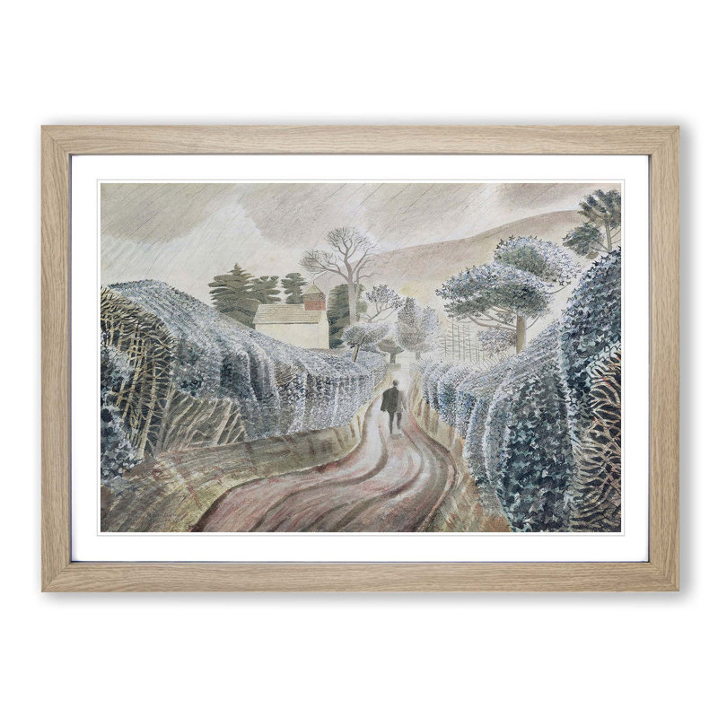 Eric Ravilious - Single Picture Frame Painting, Oak