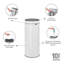 Poubelle à couvercle tactile 8 gallons Brabantia-87907432